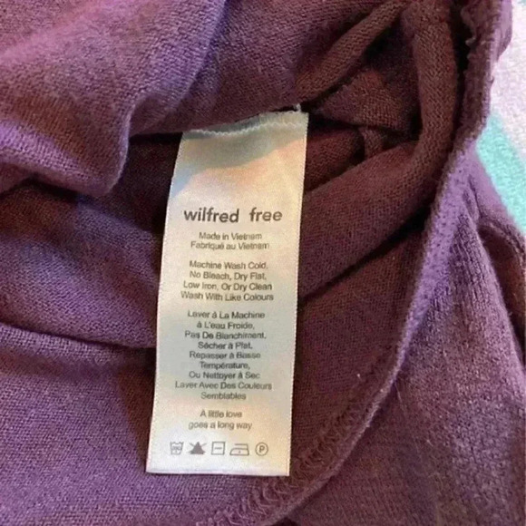 Aritzia Wilfred free purple dress with pockets in size xs - Picture 4 of 5